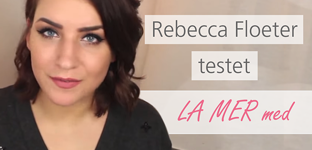 Rebecca Floeter testet für unseren YouTube Kanal Produkte von La mer
